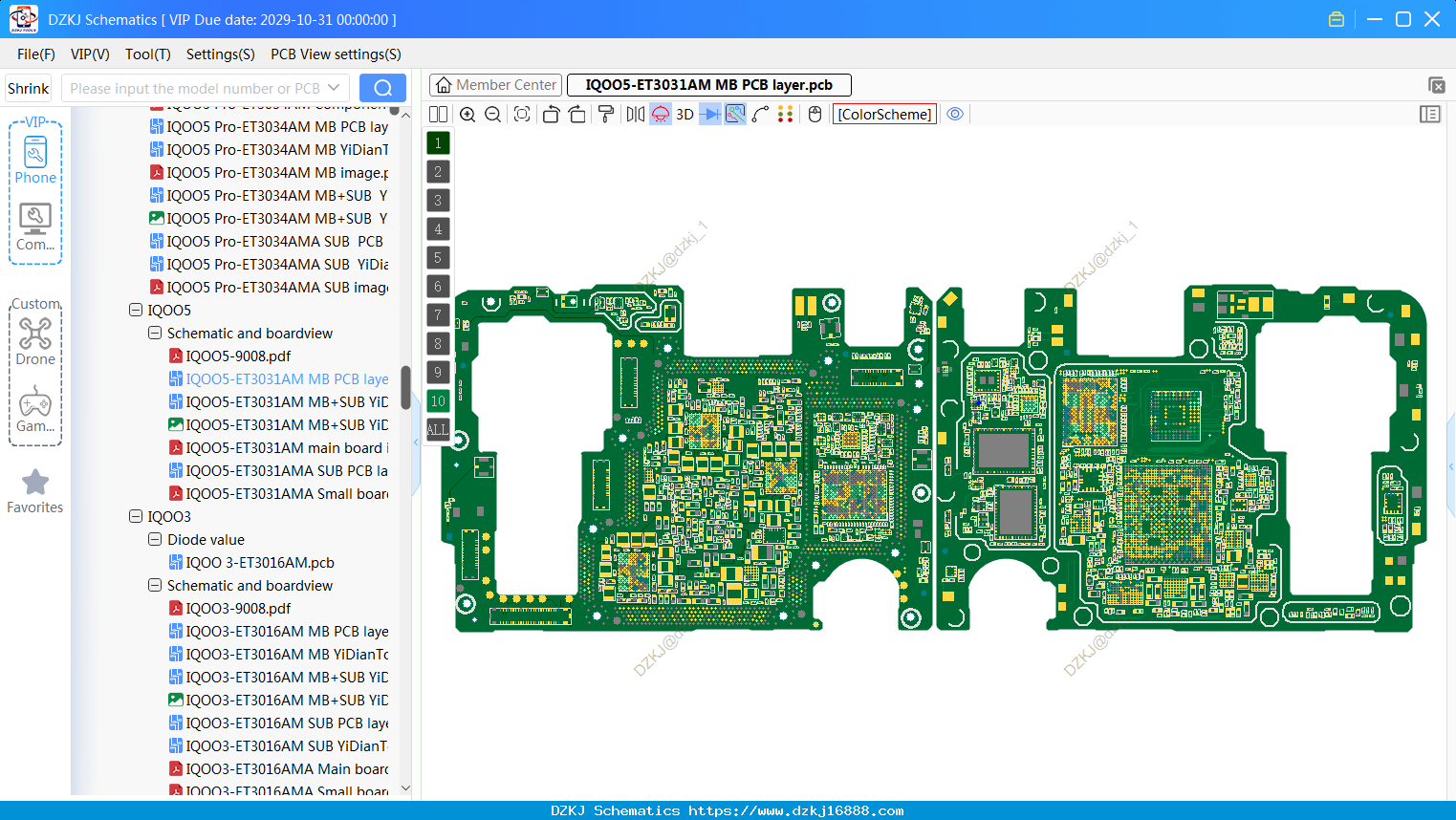 Vivo IQOO5-ET3031AM MB PCB Layer